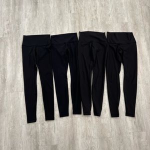 4 Pairs of Lululemon Wunder Under High Rise Luxtreme Legging Size 6